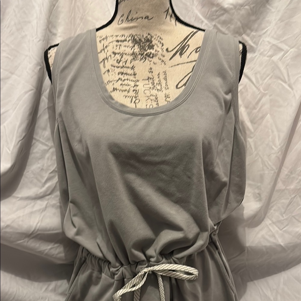 Zella Gray Sleeveless Dress - Picture 2 of 6